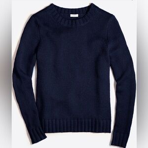 J.Crew Merino Blend Navy Knit Sweater